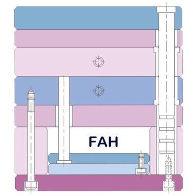 Base de molde estándar de MAKINO con el tratamiento superficial que muele de la precisión
